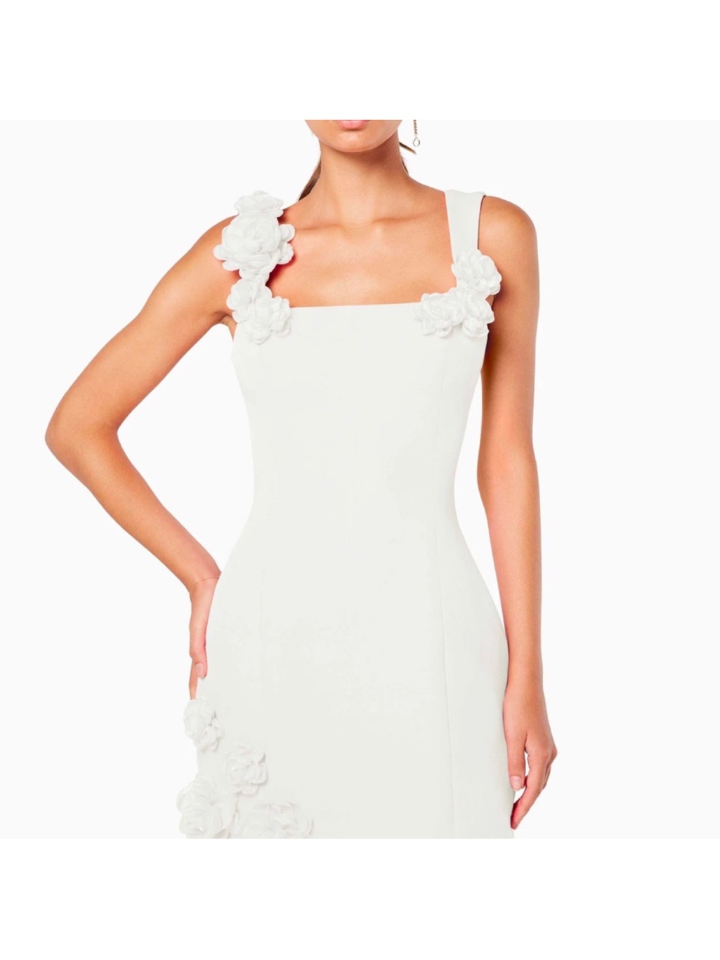 Elliatt White Flower Mini Dress